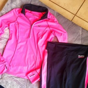 Hollister Long Sleeve Top & Legging Bottoms